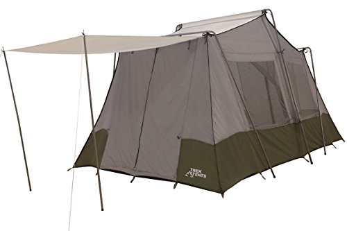 Trek Tents 237 Two Room Cabin Tent  8 x 13-Feet  Grey
