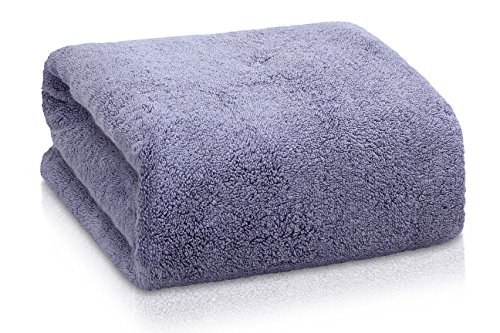 MOBUKIA Bath Towels Large Towels Long Stapled Cotton Fast Drying Swimming Bathroom Towels (Navy Blue