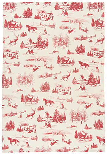 Now Designs Printed Kitchen Towel  Holiday Toile