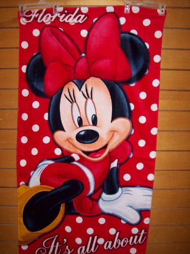 DISNEY MINNIE MOUSE IT IS ALL ABOUT ME BEACH TOWEL