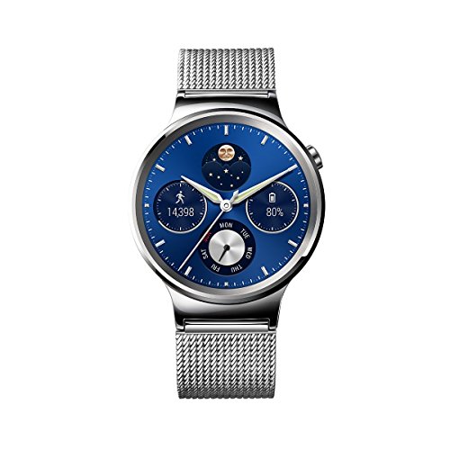 Huawei Watch Stainless Steel with Stainless Steel Mesh Band (U.S. Warranty)