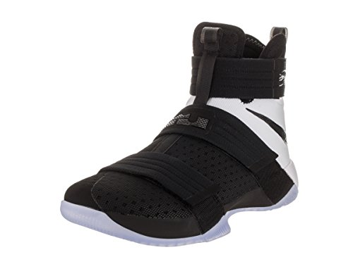 NIKE Lebron Soldier 10 SFG Men Basketball Shoes New Black White - 11.5