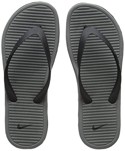 Nike Solarsoft Thong II Black/Grey Mens Sandals Flip Flops Size 9