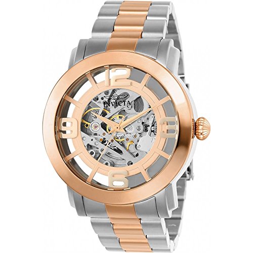 Invicta Mens Vintage Stainless Steel Automatic Watch  Color:Two Tone (Model: 22584)