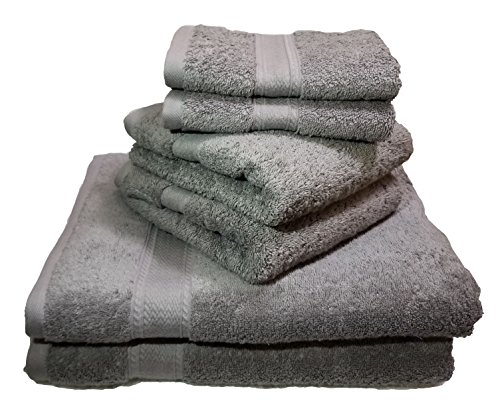 Luxury Hotel &amp; Spa set of 6-piece Towels  750GSM 100% Long Staple Combed Cotton. Premium set of 2 ba