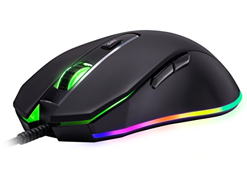 ROSEWILL Gaming Mouse with RGB LED Lighting  Gaming Mice for Computer / PC / Laptop / Mac Book with