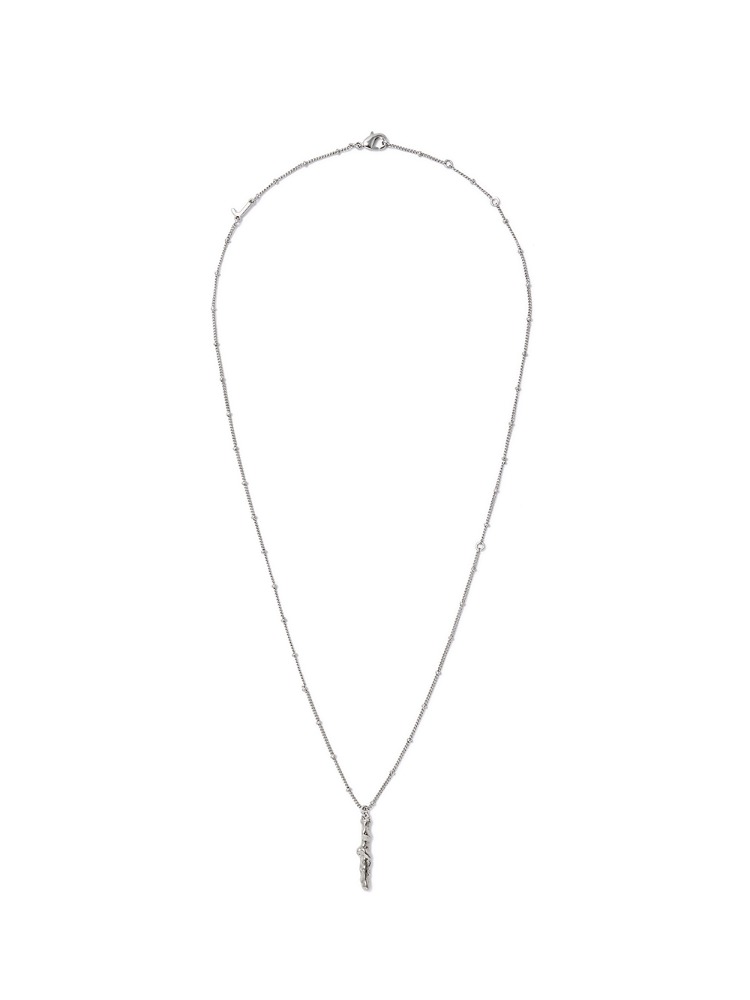 [SALE] Textured Pendent Necklace(2color)