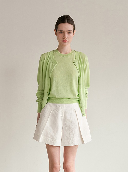 (22일 오전10시 구매가능 10% off) Grass linen shorts