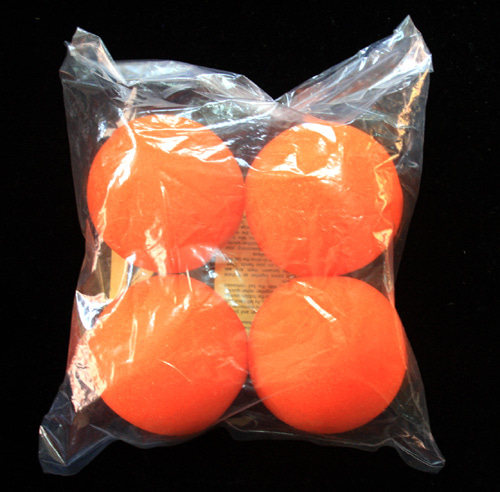 3인치스펀지볼_오렌지(3&#039; 4 Super Soft Sponge Ball_Orange)_by Goshman