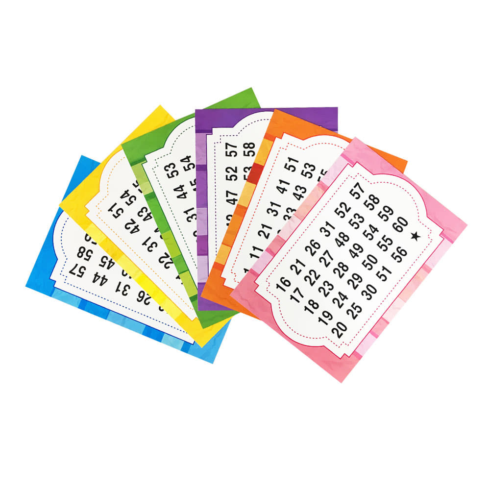 [KC Certification] Guess the number you want (A4 size) (Guessing the number card A4 size)