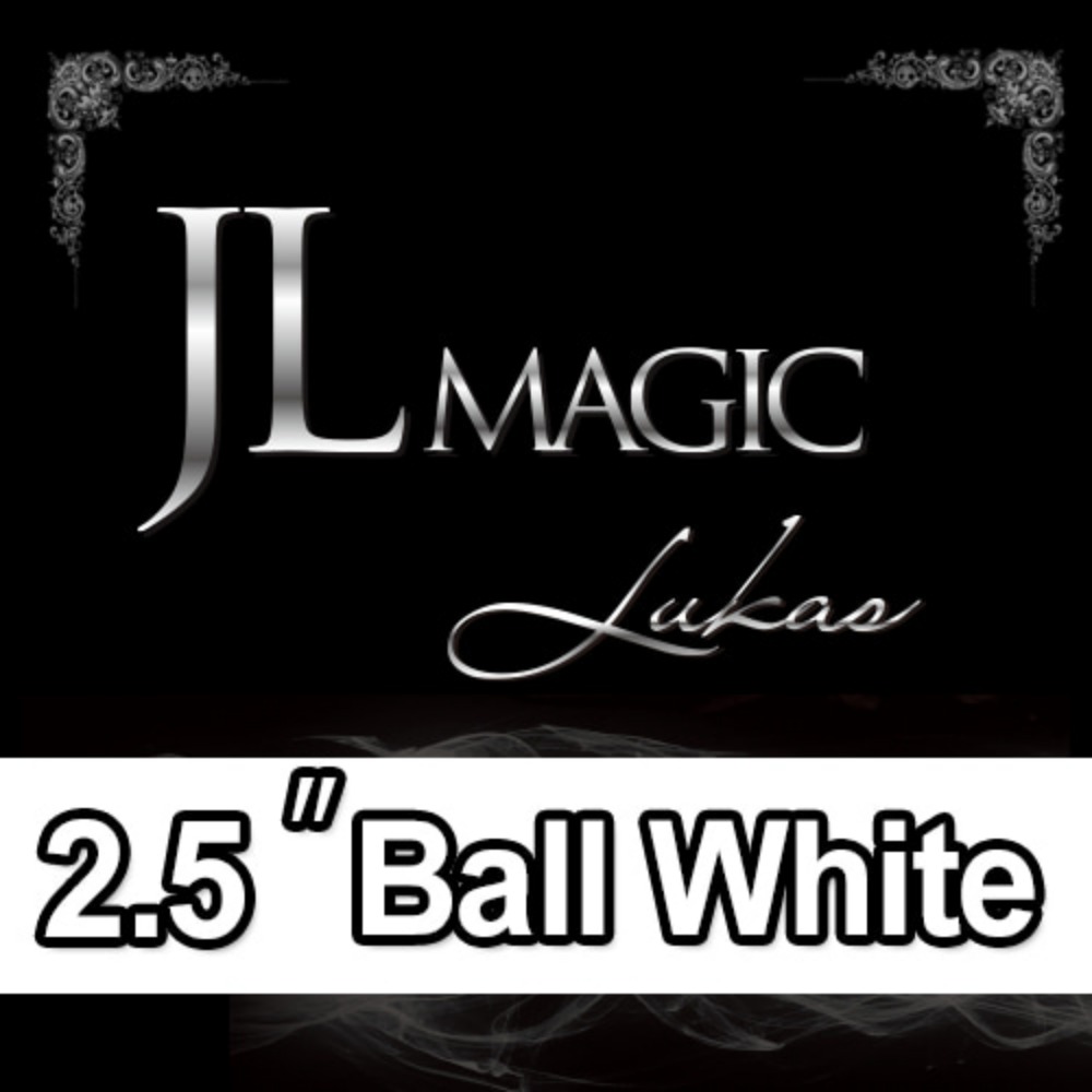 JL루카스볼2.5인치_흰색볼1개(JL Lukas Balls 2.5&#039; Ball Only_White) - 마술도구 마술용품