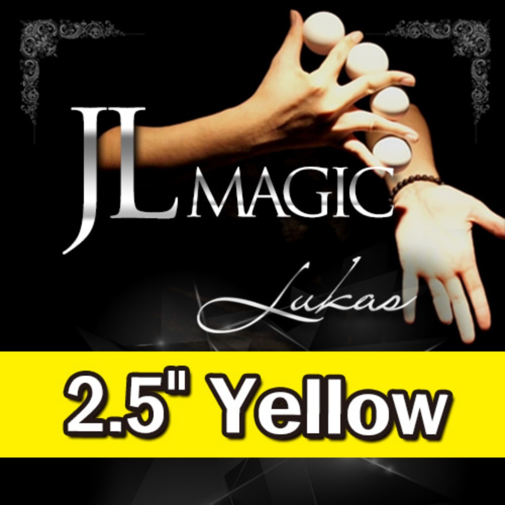 JL루카스볼2.5인치(노멀공1개+트릭공2개)노랑색(JL Lukas Balls 2.5&#039; Yellow)