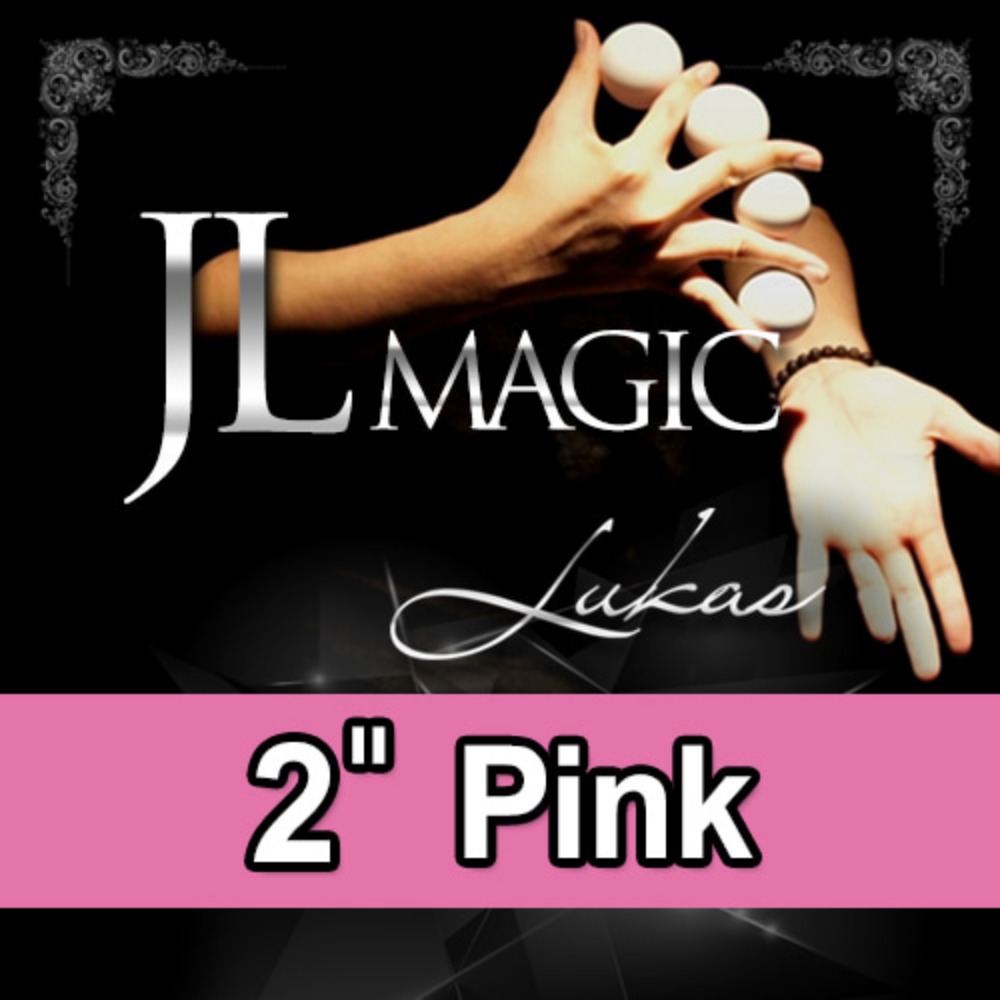 JL루카스볼2인치(노멀공3개+트릭공1개)핑크색(JL Lukas Balls 2&#039; Pink) - 마술도구 마술용품
