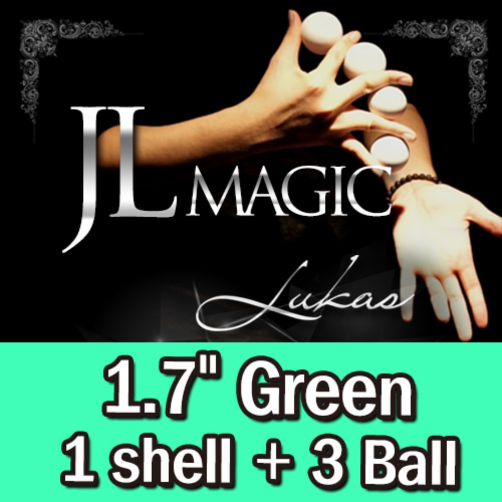 JL루카스볼1.7인치(노멀공3개+트릭공1개)녹색(JL Lukas Balls 1.7&#039; Green)*입고일 회의중*
