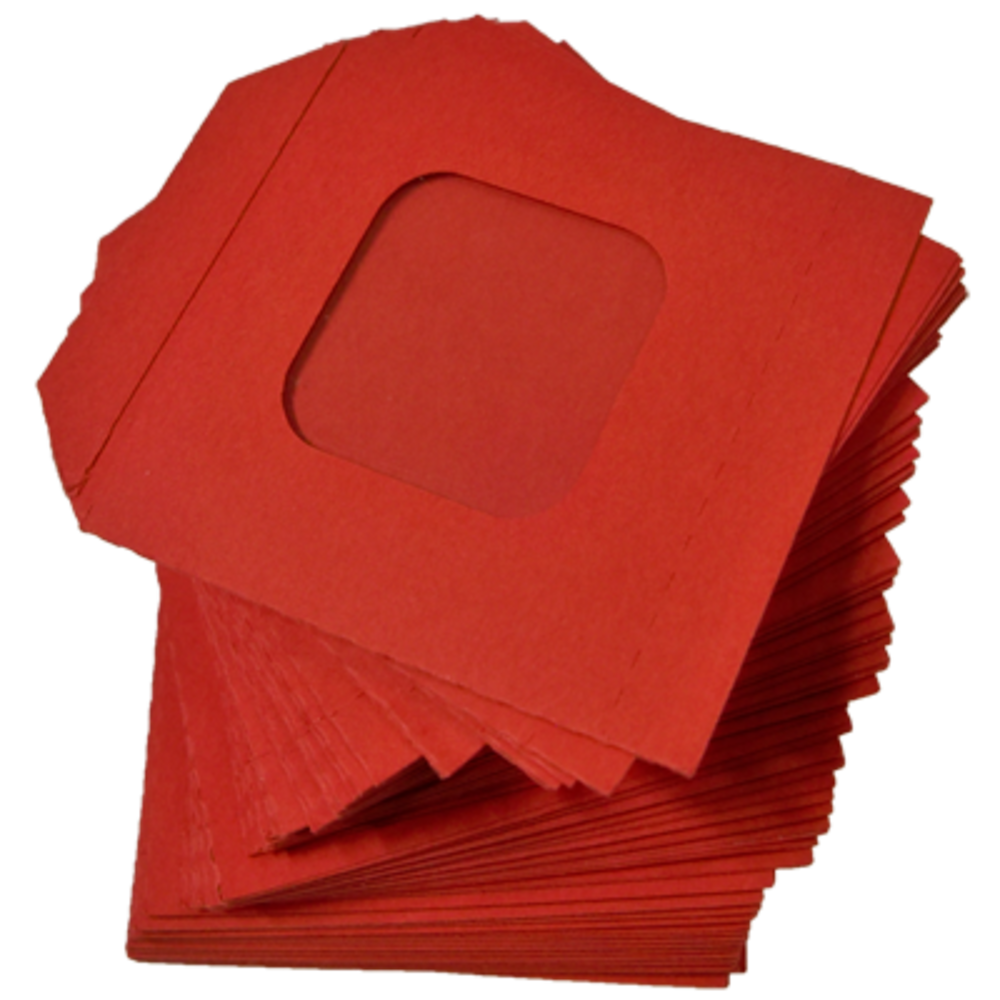 Nest of Wallet Refill Envelopes 50 units (Red with Window) - Trick