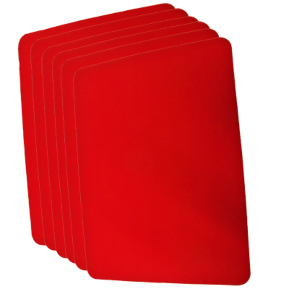 Close Up Pad 6 Pack LARGE (Red 12 inch  x 17 inch) by Goshman - Trick