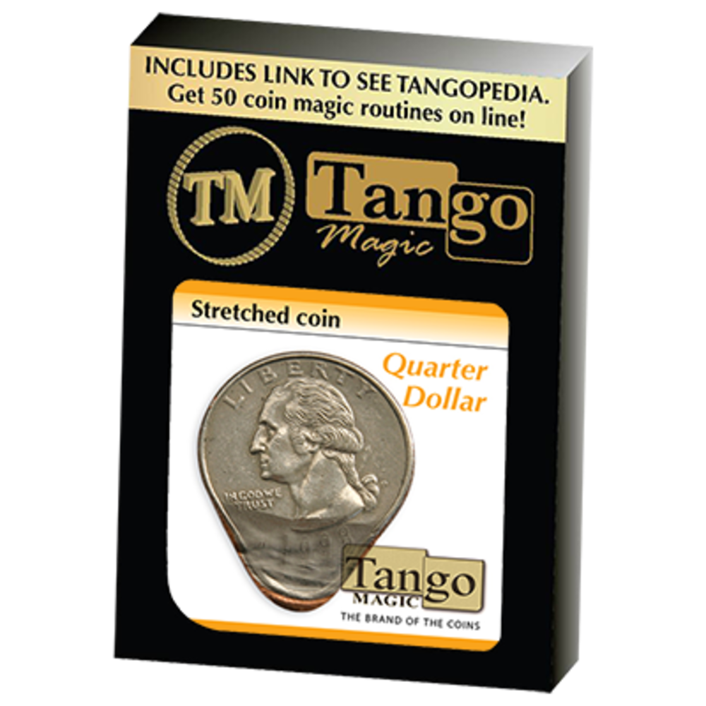 Stretched Coin Quarter Dollar by Tango- (D0095)