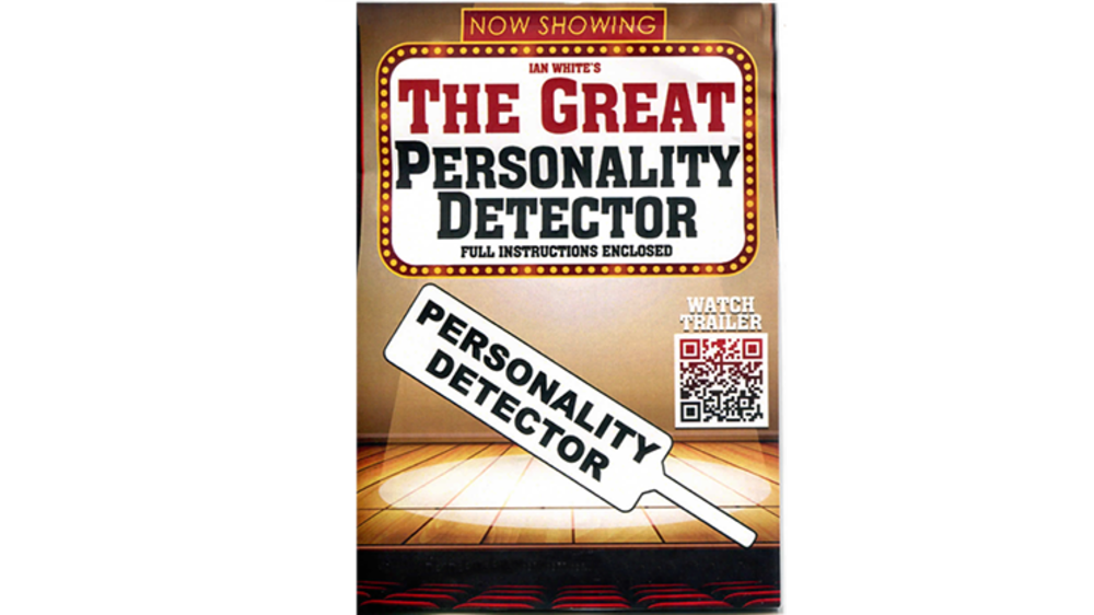 The Great Personality Detector Paddle  by MagicWorld and Ian White - Trick