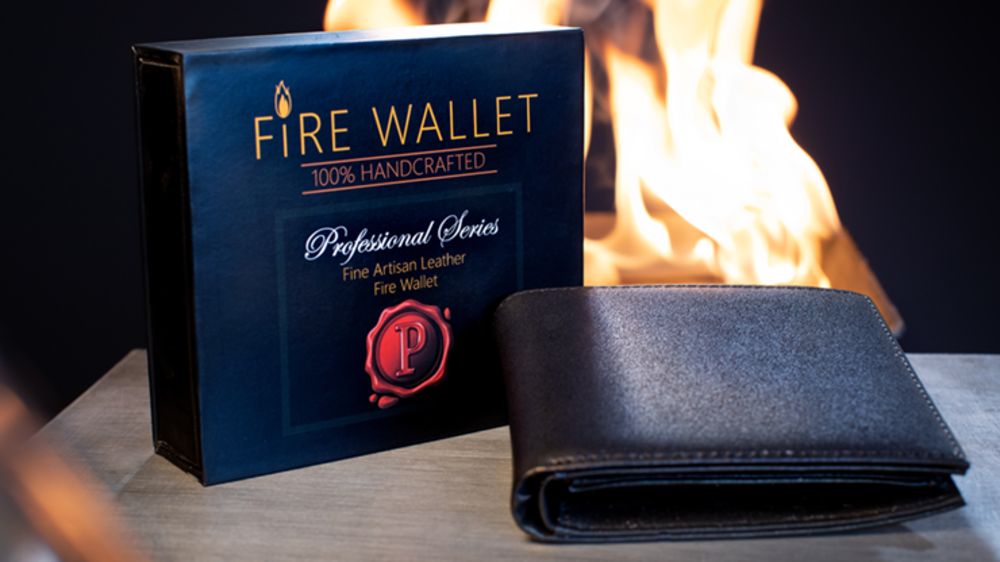 The Professional&#039;s Fire Wallet (Gimmick and Online Instructions) by Murphy&#039;s Magic Supplies Inc.  - Trick