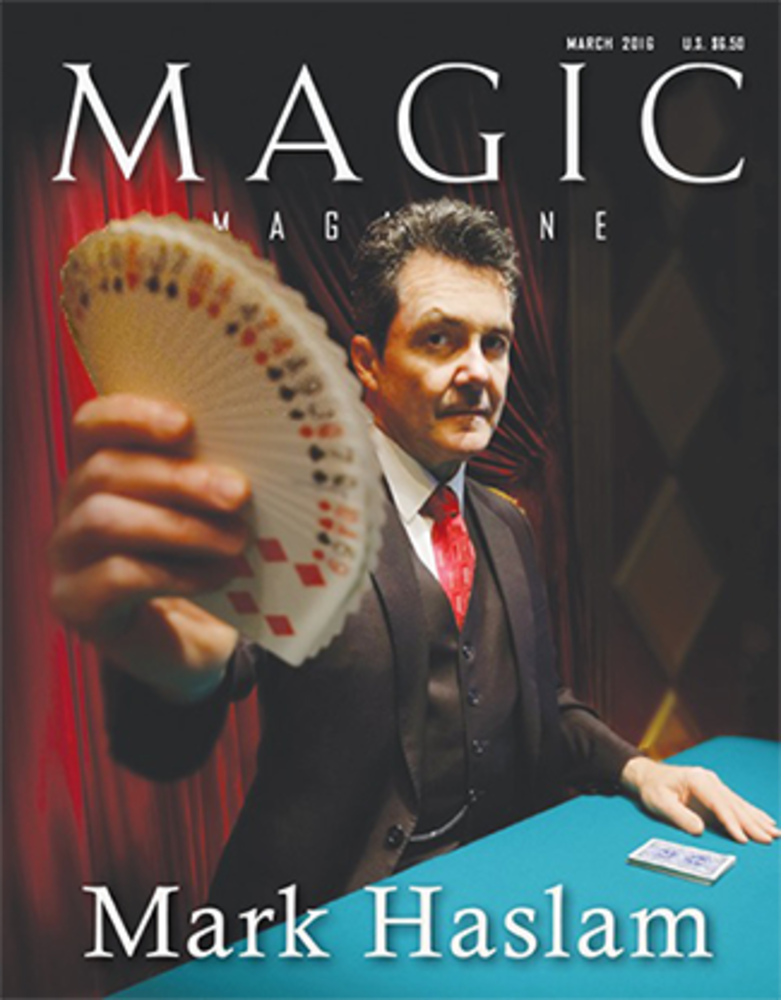 Magic Magazine &quot;Mark Haslam&quot; March 2016 - Book