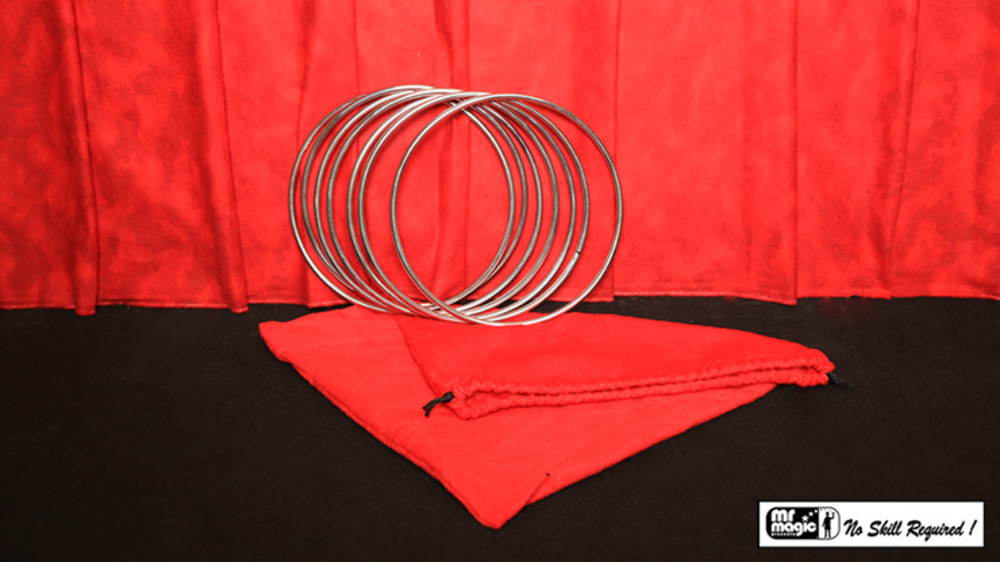 8&quot; Linking Rings SS (7 Rings) by Mr. Magic - Trick
