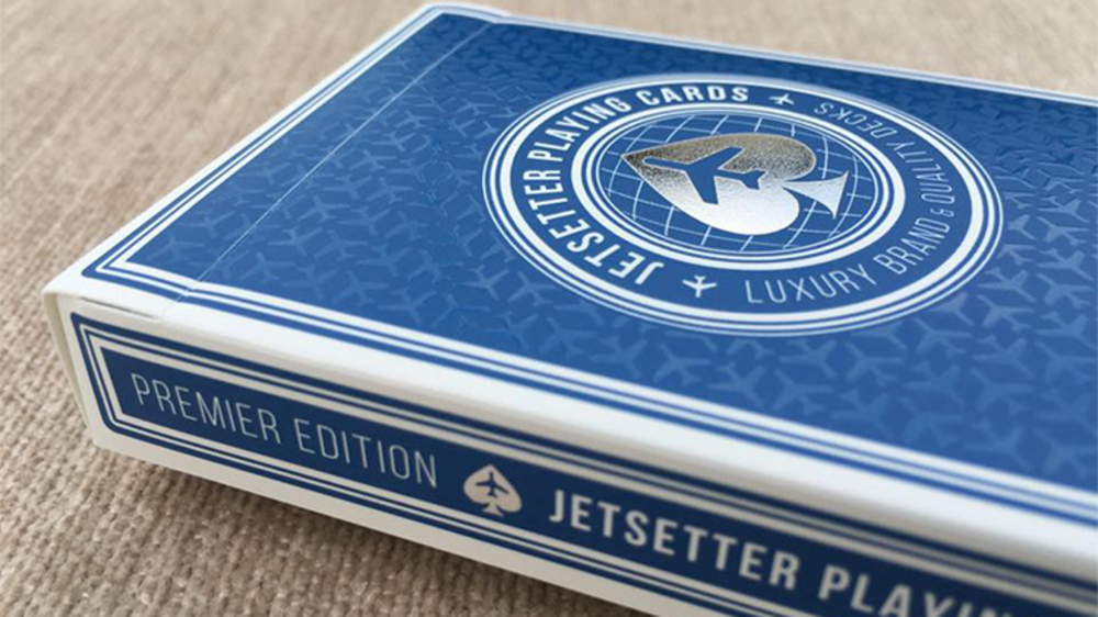 Premier Edition in Altitude Blue by Jetsetter Playing Cards