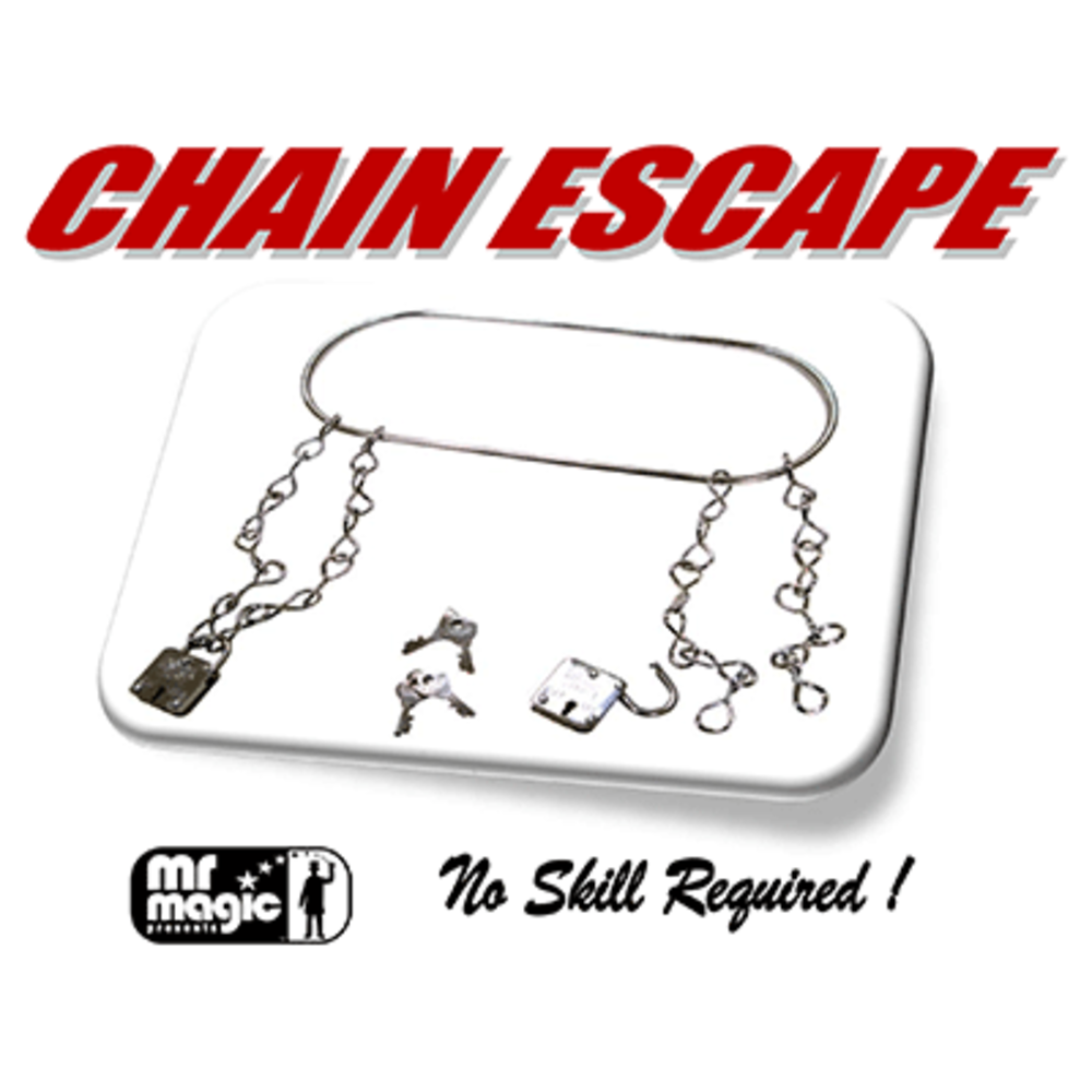 Chain Escape (with Stock &amp; 2 Locks) by Mr. Magic - Trick