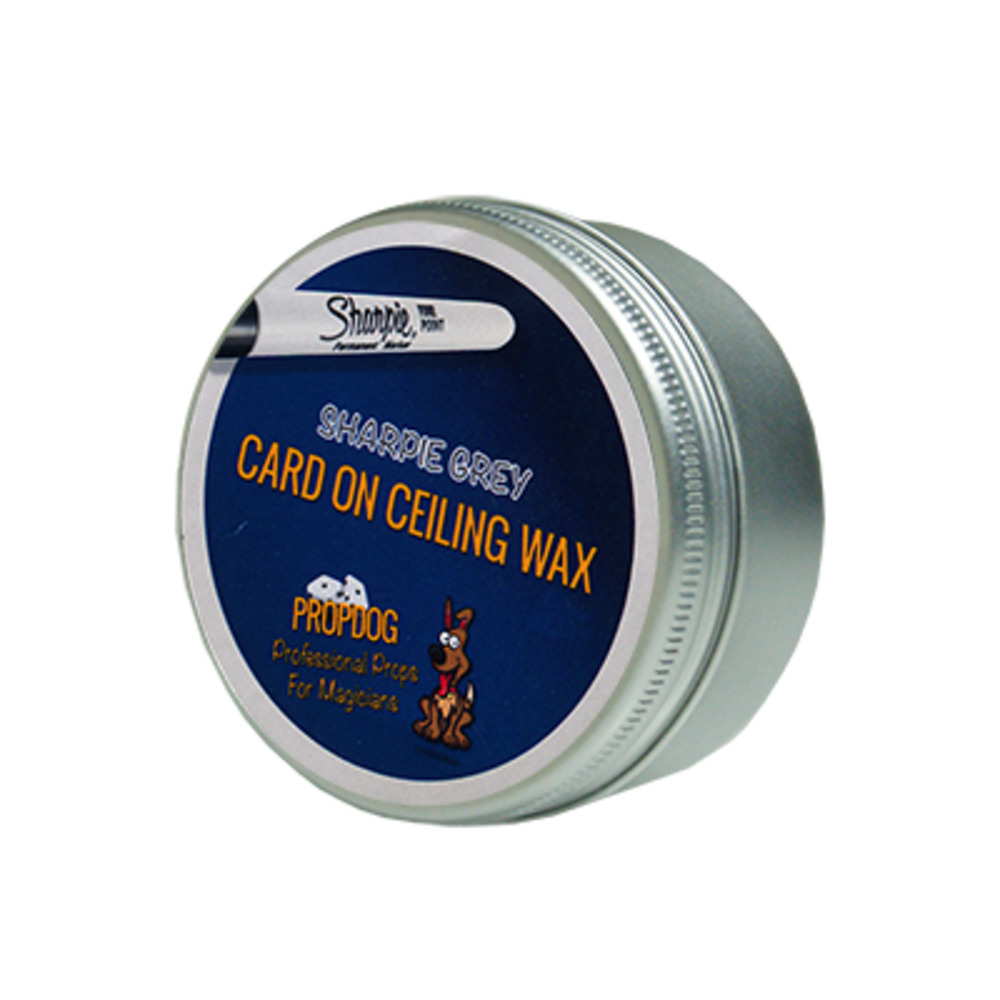 Card on Ceiling Wax 15g (Sharpie Grey) by David Bonsall and PropDog - Trick