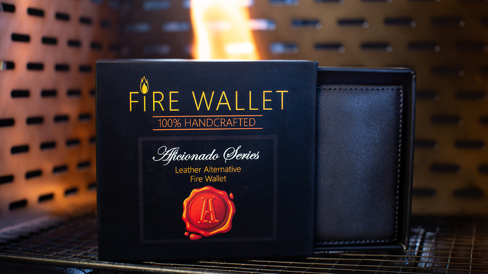 The Aficionado Fire Wallet (Gimmick and Online Instructions) by Murphy&#039;s Magic Supplies Inc.  - Trick