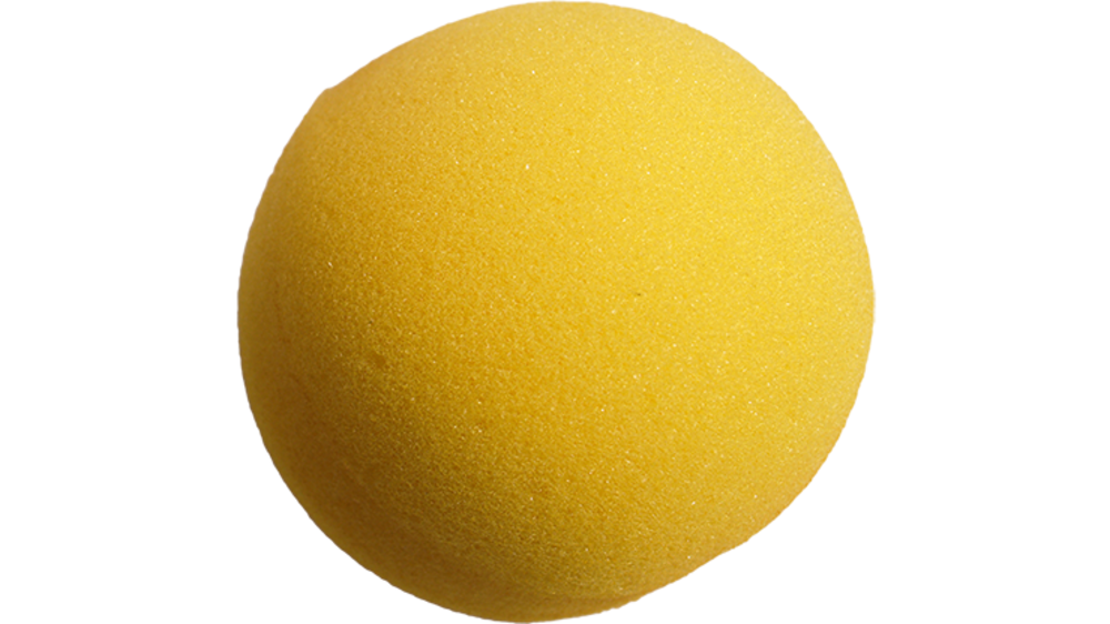 4 inch Super Soft Sponge Ball (Yellow) from Magic by Gosh (1 each)