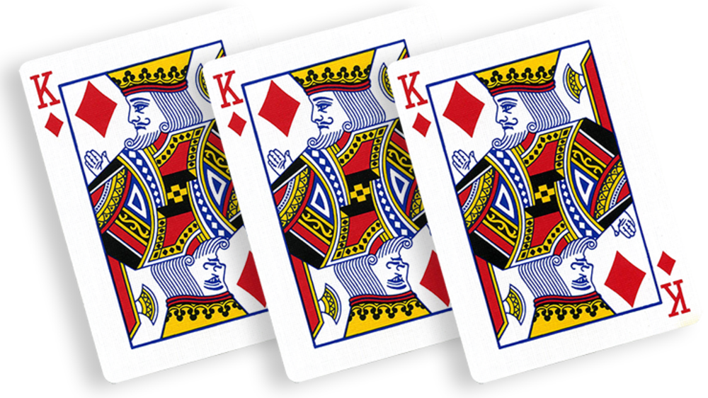 Flash Poker Card King of Diamonds (Ten Pack) - Trick