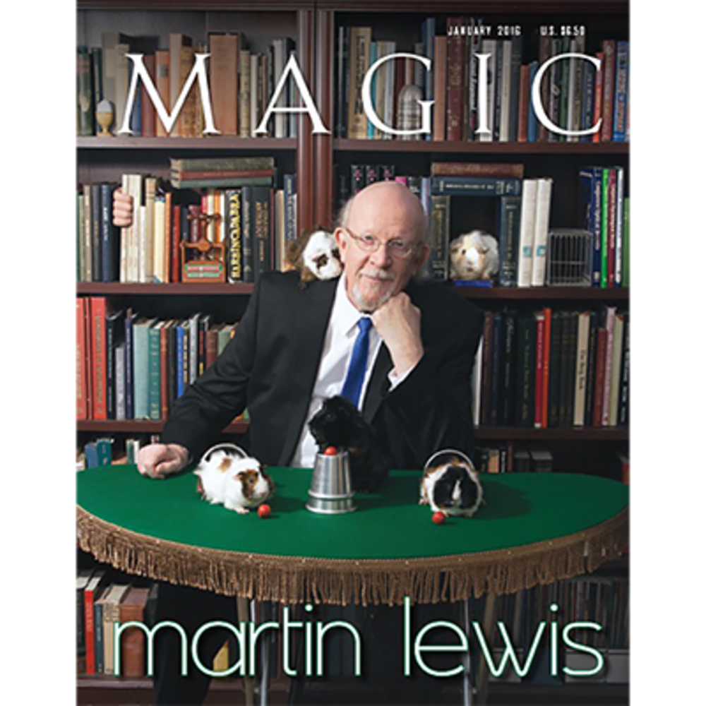 Magic Magazine &quot;Martin Lewis&quot; January 2016 - Book