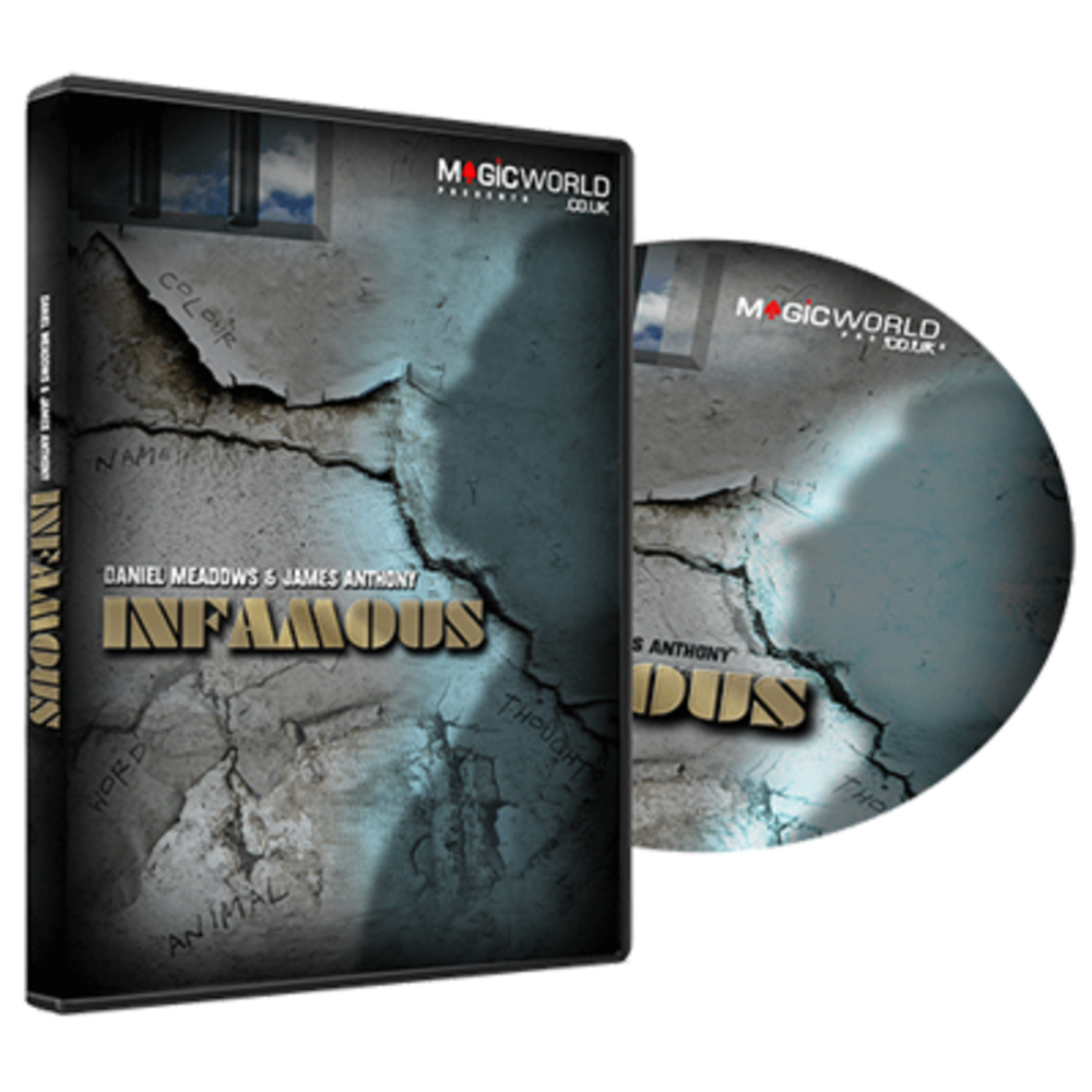 Infamous (DVD &amp; Gimmicks) by Daniel Meadows &amp; James Anthony - Trick