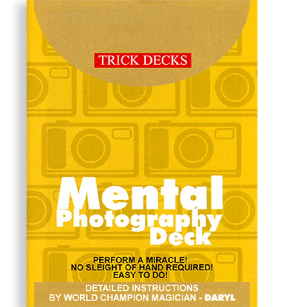 Mental Photo Deck Bicycle (Red) - Trick