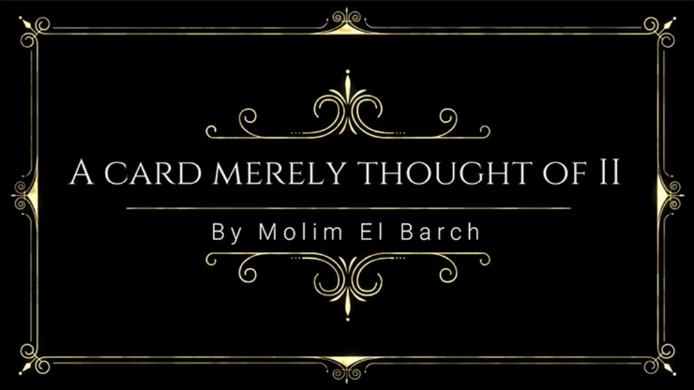 A Card Merely Thought Of II by Molim EL Barch video - DOWNLOAD