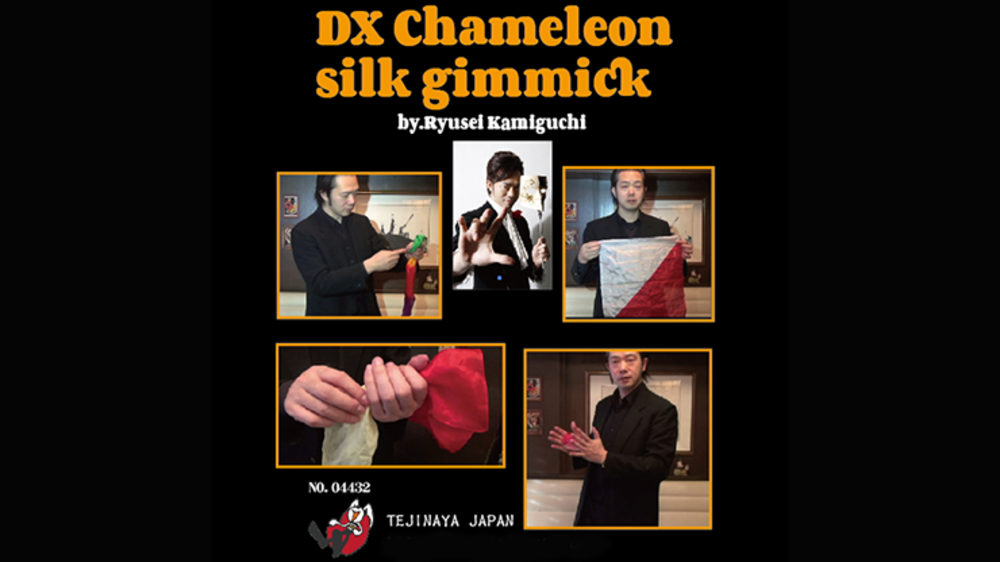 DX Chameleon Silk Gimmick by Ryusei Kamiguchi &amp; Tejinaya Magic - Trick