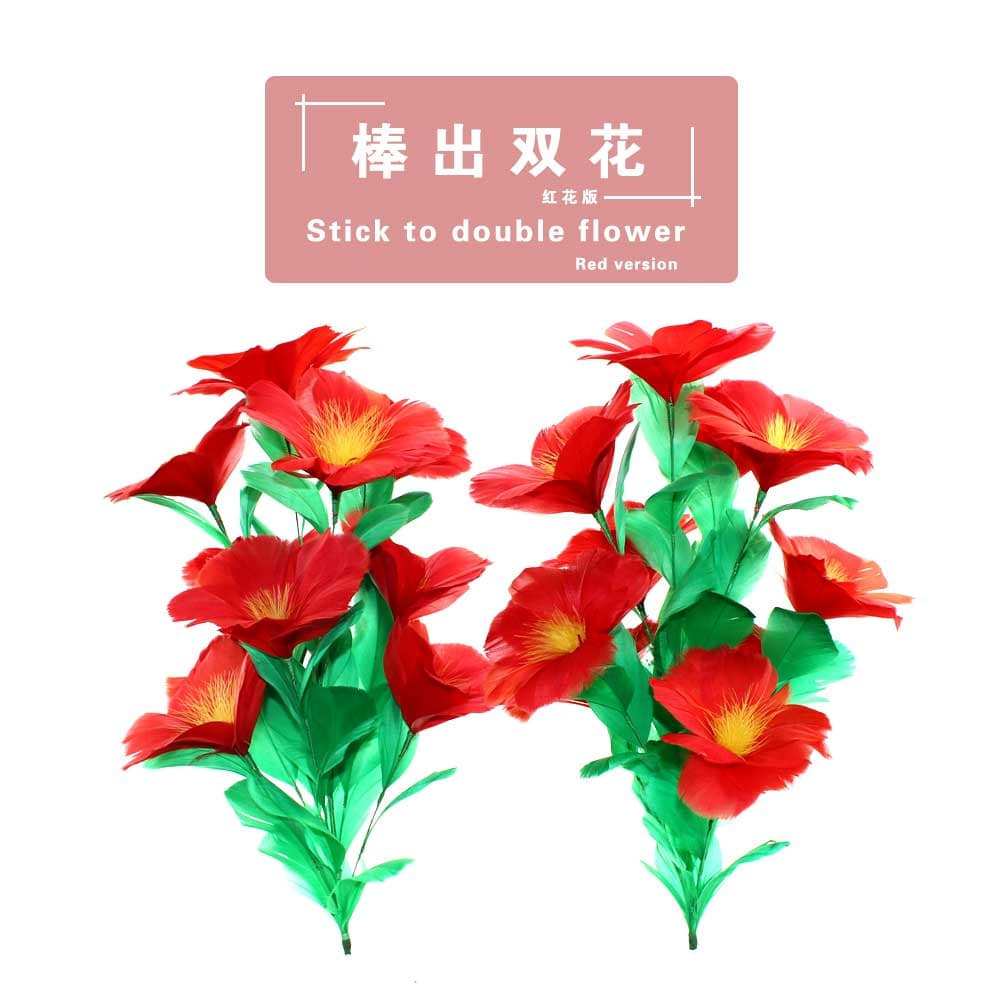 (VB매직)매직완드더블플라워[빨강]Magic wand with double flower [Red] by vbmagic