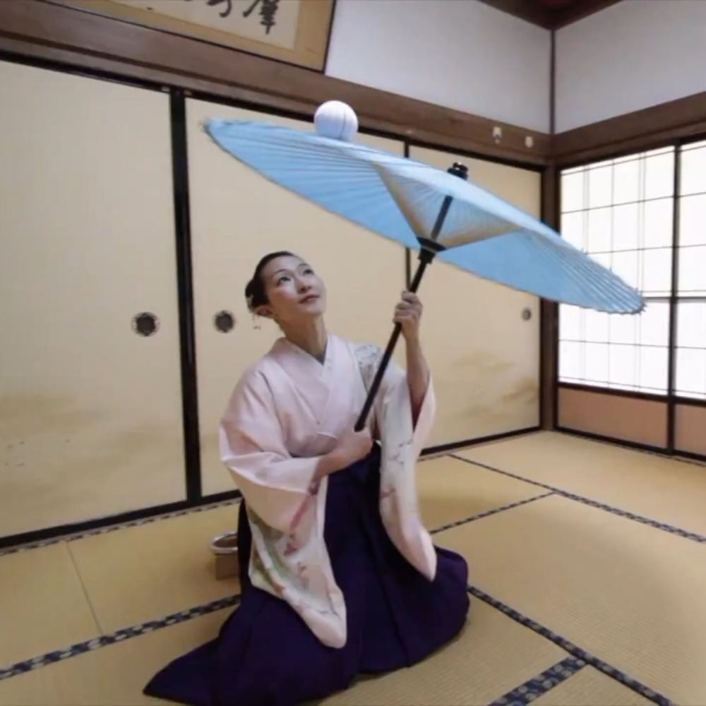 에도 타이가구라 카사마와시 江戸太神楽 (마스터 우산 회전) (교육 동영상 + 교육 PDF 문서 USB)
