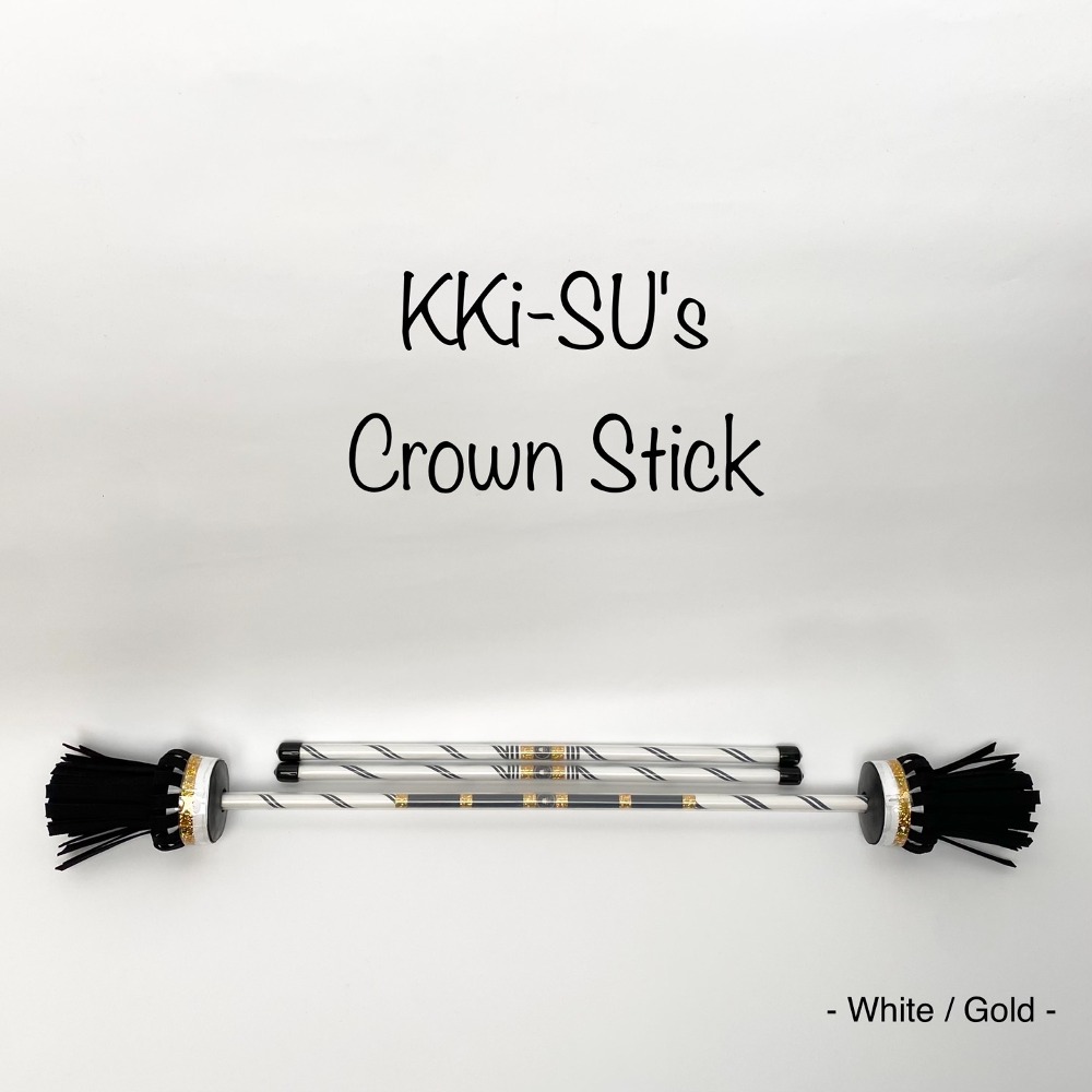 KKi-SU&#039;s Crown Stick - (White / Gold)KKi-SU&#039;s Crown Stick - (White / Gold)