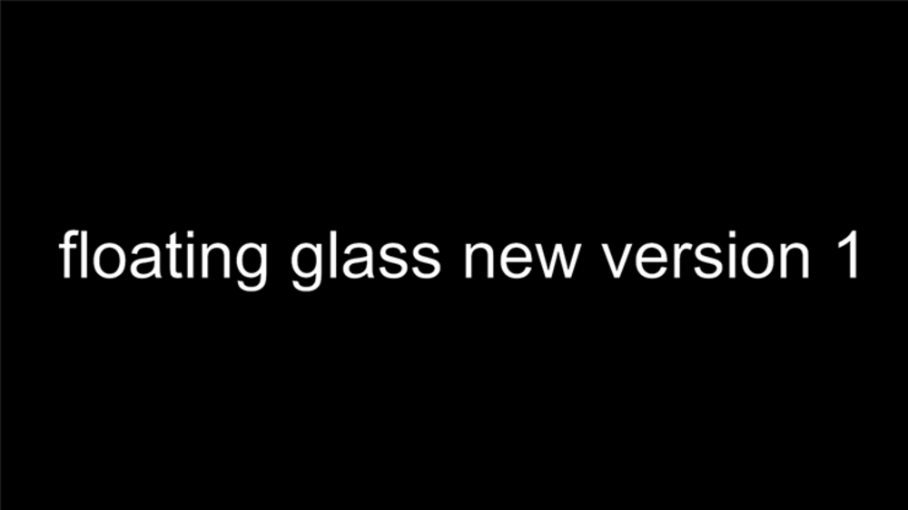New Floating Glass by Salvador Molano video - DOWNLOAD