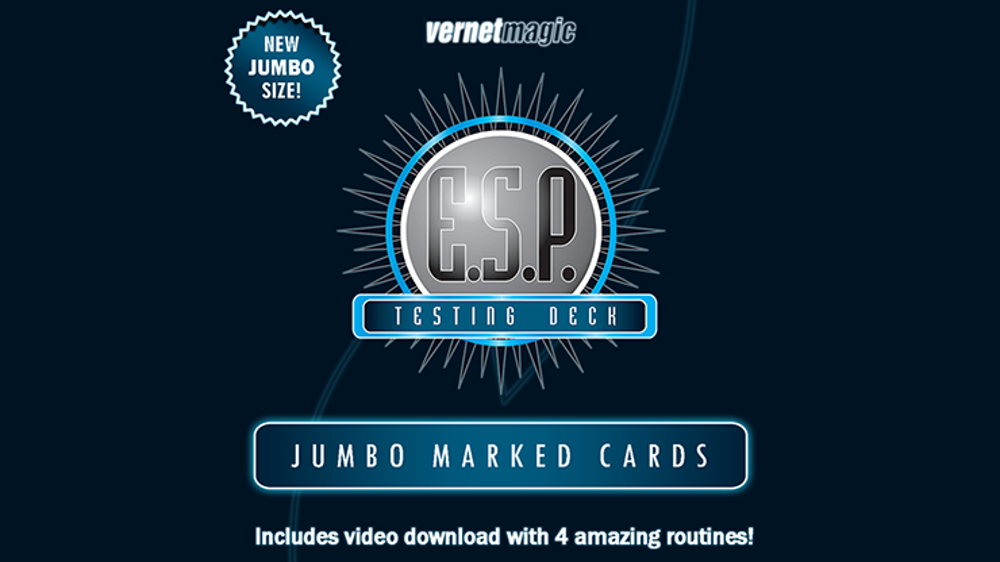 E.S.P. 점보 테스팅 카드(ESP Jumbo Testing Cards) by Vernet MagicE.S.P. 점보 테스팅 카드(ESP Jumbo Testing Cards) by Vernet Magic
