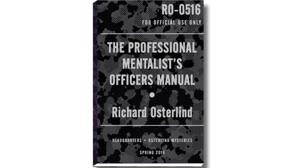 The Professional Mentalist&#039;s Officers Manual  by Richard Osterlind - Book