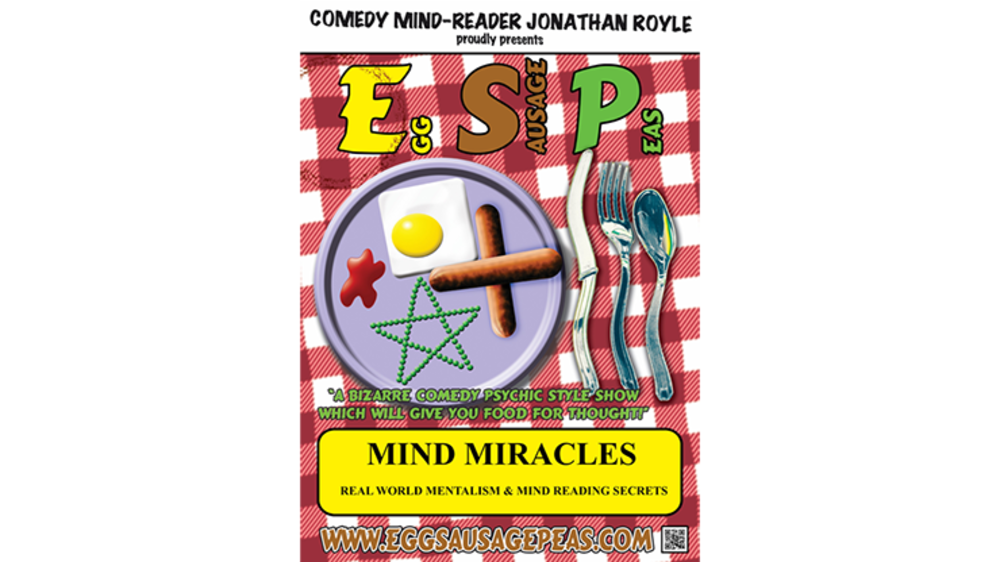 MIND MIRACLES - REAL WORLD MENTALISM &amp; MIND READING SECRETS by Jonathan Royle mixed media DOWNLOAD