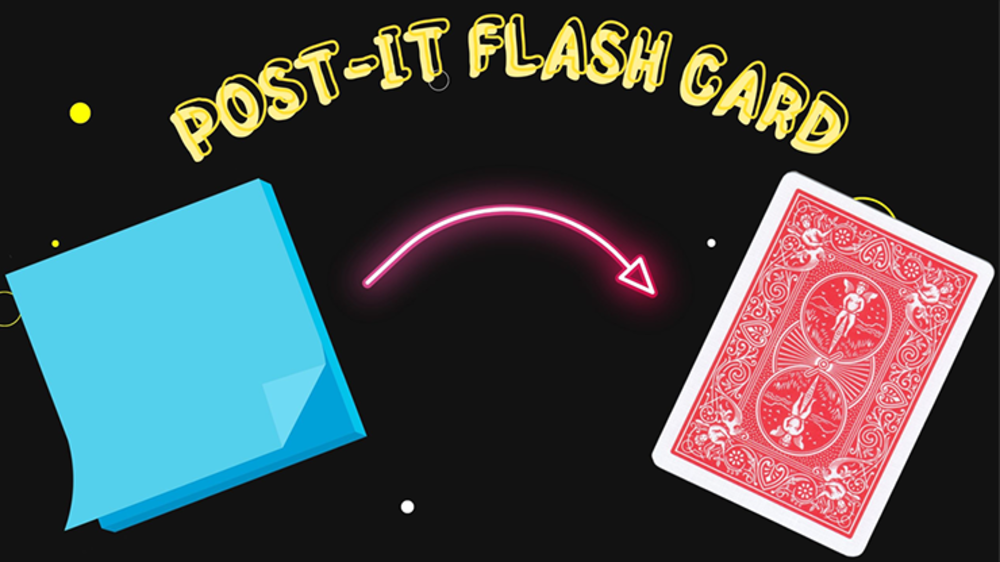 Post-it Flash Card by Anthony Vasquez video - DOWNLOAD