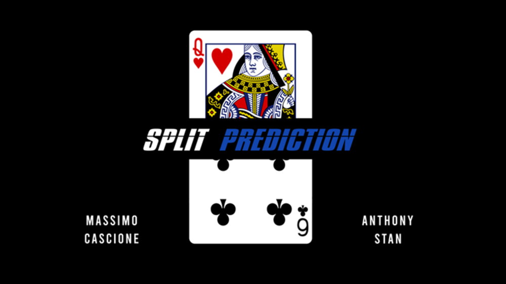 Split Prediction Blue (Gimmicks and online instructions) by Massimo Cascione &amp; Anthony Stan - Trick