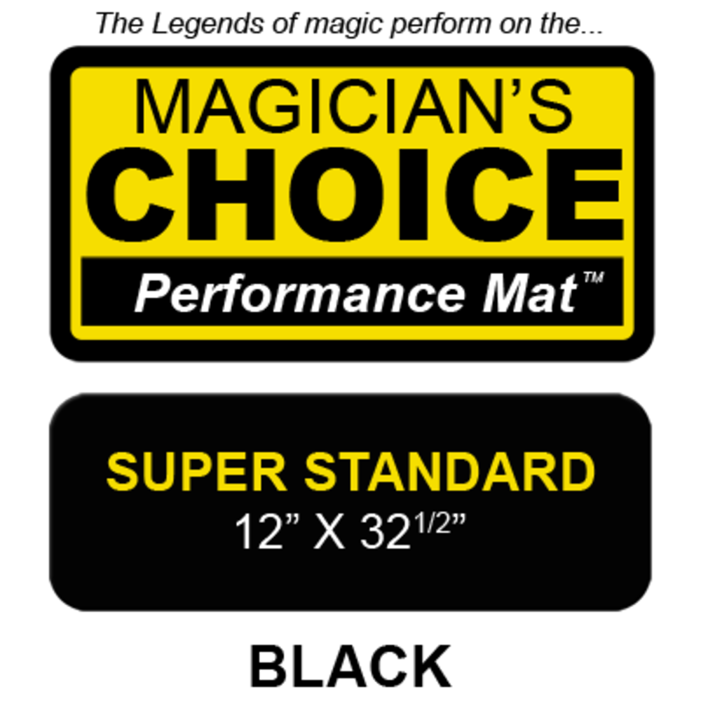 Bartender&#039;s Choice Close-Up Mat (BLACK Super Standard - 12x32.5) by Ronjo - Trick