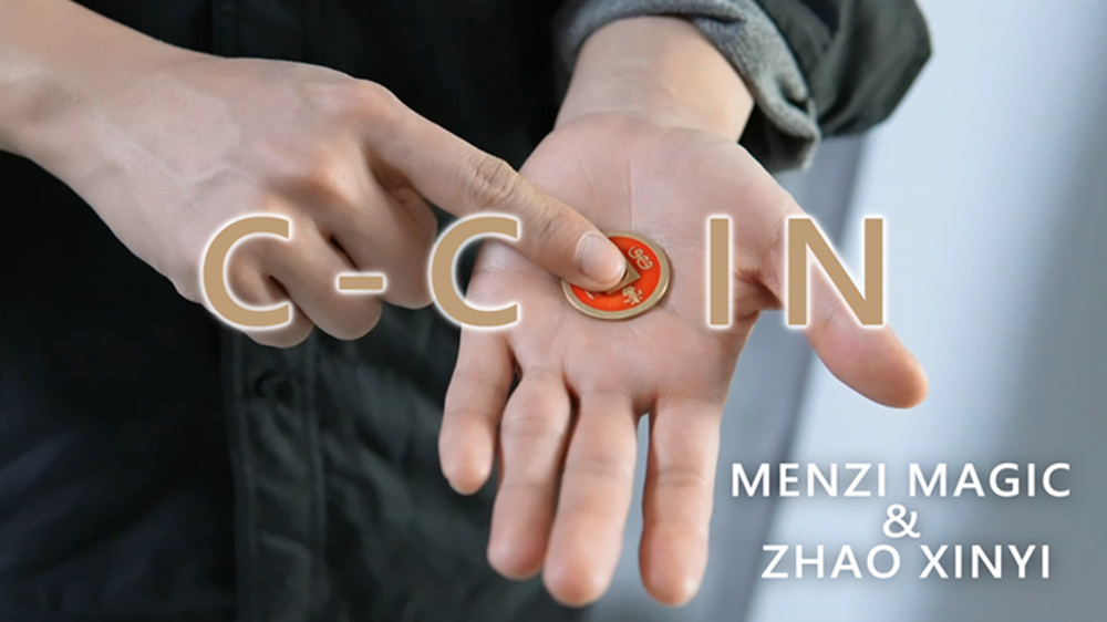 C-COIN SET (Gimmicks and Online Instructions) by MENZI MAGIC &amp; Zhao Xinyi - Trick