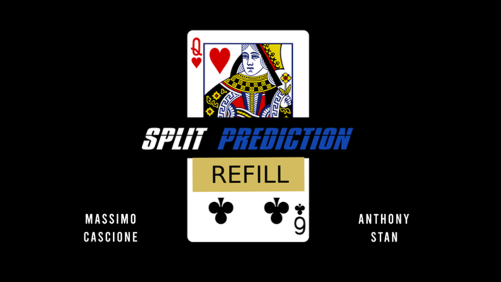 Refill for Split Prediction Blue by Massimo Cascione &amp; Anthony Stan- Trick