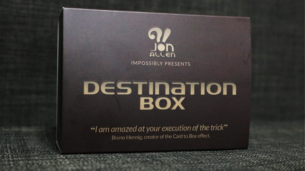 DESTINATION BOX (Gimmicks &amp; Online Instructions) by Jon Allen - Trick