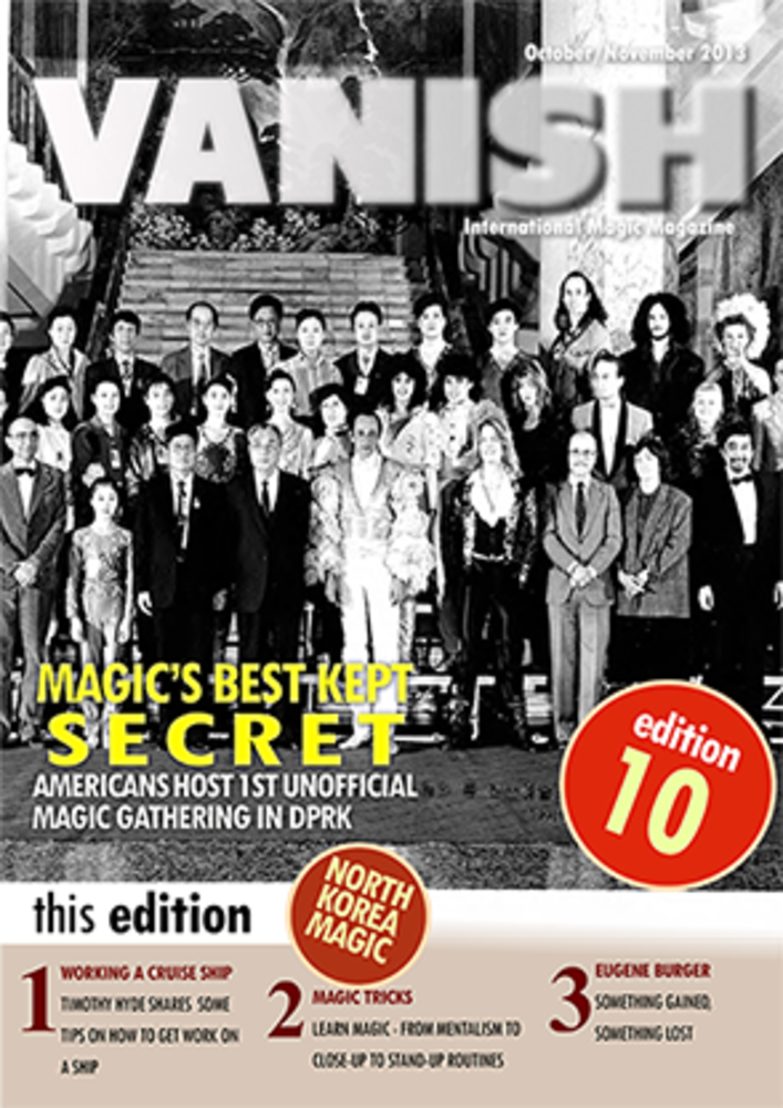 VANISH Magazine October/November 2013 - Hal Myers North Korea Visit eBook - DOWNLOAD
